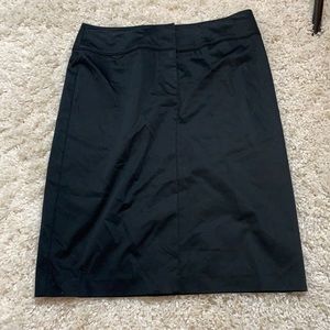 COPY - The Loft Black Midi Skirt Women's 8